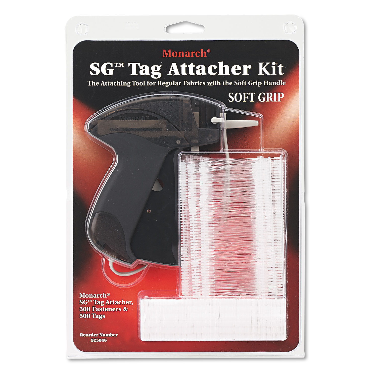 SG Tag Attacher Gun Kit with 500 Fasteners/Tags by Monarch® MNK925046