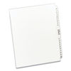 AVE11397 - Preprinted Legal Exhibit Side Tab Index Dividers, Avery Style, 26-Tab, 76 to 100, 11 x 8.5, White, 1 Set