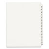 AVE01331 - Preprinted Legal Exhibit Side Tab Index Dividers, Avery Style, 25-Tab, 26 to 50, 11 x 8.5, White, 1 Set, (1331)