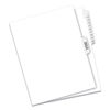 AVE11381 - Preprinted Legal Exhibit Side Tab Index Dividers, Avery Style, 11-Tab, 1 to 10, 11 x 8.5, White, 1 Set