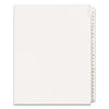 AVE01700 - Preprinted Legal Exhibit Side Tab Index Dividers, Allstate Style, 26-Tab, A to Z, 11 x 8.5, White, 1 Set, (1700)