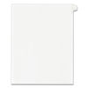 AVE82199 - Preprinted Legal Exhibit Side Tab Index Dividers, Allstate Style, 10-Tab, 1, 11 x 8.5, White, 25/Pack