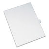 AVE82178 - Preprinted Legal Exhibit Side Tab Index Dividers, Allstate Style, 26-Tab, P, 11 x 8.5, White, 25/Pack