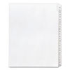 AVE01702 - Preprinted Legal Exhibit Side Tab Index Dividers, Allstate Style, 25-Tab, 26 to 50, 11 x 8.5, White, 1 Set, (1702)