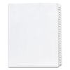 AVE01705 - Preprinted Legal Exhibit Side Tab Index Dividers, Allstate Style, 25-Tab, 101 to 125, 11 x 8.5, White, 1 Set, (1705)