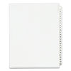 AVE01330 - Preprinted Legal Exhibit Side Tab Index Dividers, Avery Style, 25-Tab, 1 to 25, 11 x 8.5, White, 1 Set, (1330)