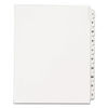 AVE82319 - Preprinted Legal Exhibit Side Tab Index Dividers, Allstate Style, 10-Tab, I to X, 11 x 8.5, White, 1 Set