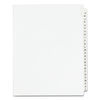 AVE01400 - Preprinted Legal Exhibit Side Tab Index Dividers, Avery Style, 26-Tab, A to Z, 11 x 8.5, White, 1 Set, (1400)