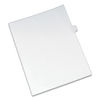 AVE82172 - Preprinted Legal Exhibit Side Tab Index Dividers, Allstate Style, 26-Tab, J, 11 x 8.5, White, 25/Pack