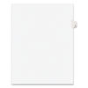 AVE11916 - Preprinted Legal Exhibit Side Tab Index Dividers, Avery Style, 10-Tab, 6, 11 x 8.5, White, 25/Pack