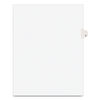 AVE11918 - Preprinted Legal Exhibit Side Tab Index Dividers, Avery Style, 10-Tab, 8, 11 x 8.5, White, 25/Pack