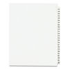 AVE01334 - Preprinted Legal Exhibit Side Tab Index Dividers, Avery Style, 25-Tab, 101 to 125, 11 x 8.5, White, 1 Set, (1334)