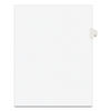 AVE11917 - Preprinted Legal Exhibit Side Tab Index Dividers, Avery Style, 10-Tab, 7, 11 x 8.5, White, 25/Pack