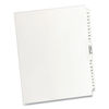 AVE11396 - Preprinted Legal Exhibit Side Tab Index Dividers, Avery Style, 26-Tab, 51 to 75, 11 x 8.5, White, 1 Set