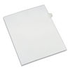 AVE82205 - Preprinted Legal Exhibit Side Tab Index Dividers, Allstate Style, 10-Tab, 7, 11 x 8.5, White, 25/Pack