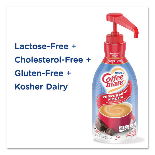 Coffee Mate French Vanilla Concentrated Coffee Creamer Pump 1.5 L Carton Of  2 Bottles - Office Depot