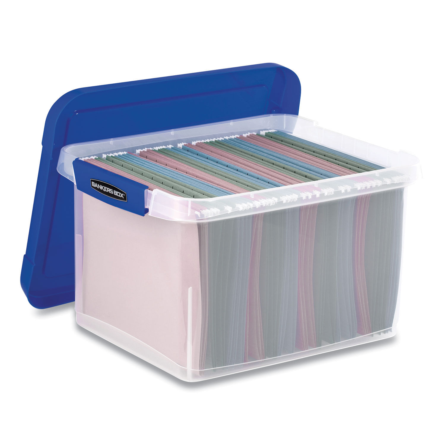 Heavy Duty Plastic File Storage by Bankers Box® FEL0086201 | OnTimeSupplies.com