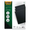 FEL5224901 - Futura Presentation Covers for Binding Systems, Opaque Black, 11 x 8.5, Unpunched, 25/Pack