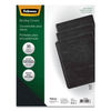 FEL52138 - Expressions Classic Grain Texture Presentation Covers for Binding Systems, Black, 11.25 x 8.75, Unpunched, 200/Pack