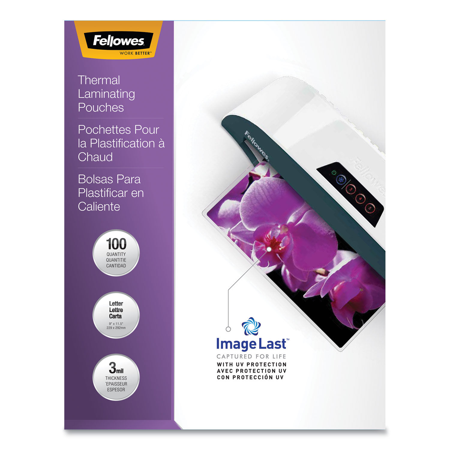 ImageLast Laminating Pouches with UV Protection by Fellowes® FEL52454