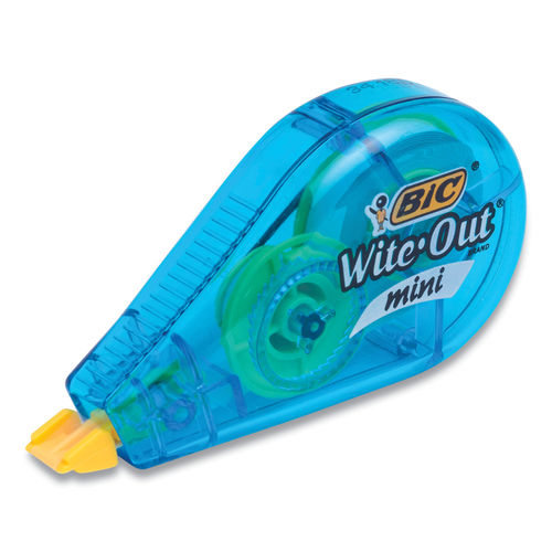 Wite-Out Brand Mini Correction Tape, Non-Refillable, 0.2 x 314.4, White Tape, 6/Pack
