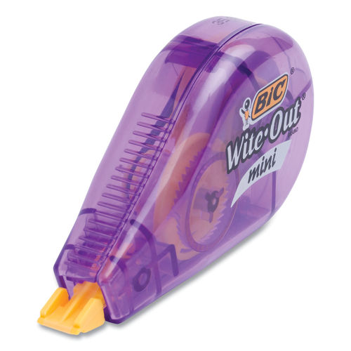 Wite-Out Brand Mini Correction Tape, Non-Refillable, 0.2 x 314.4, White Tape, 6/Pack