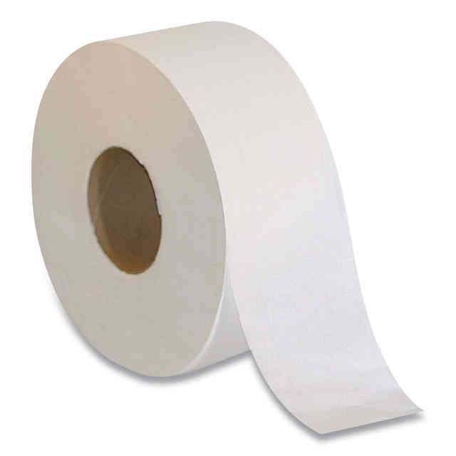 1-Ply Jumbo Toilet Paper, Septic Safe, White, 3.5 1-Ply Jumbo Toilet Paper, Septic Safe, White, 3.5