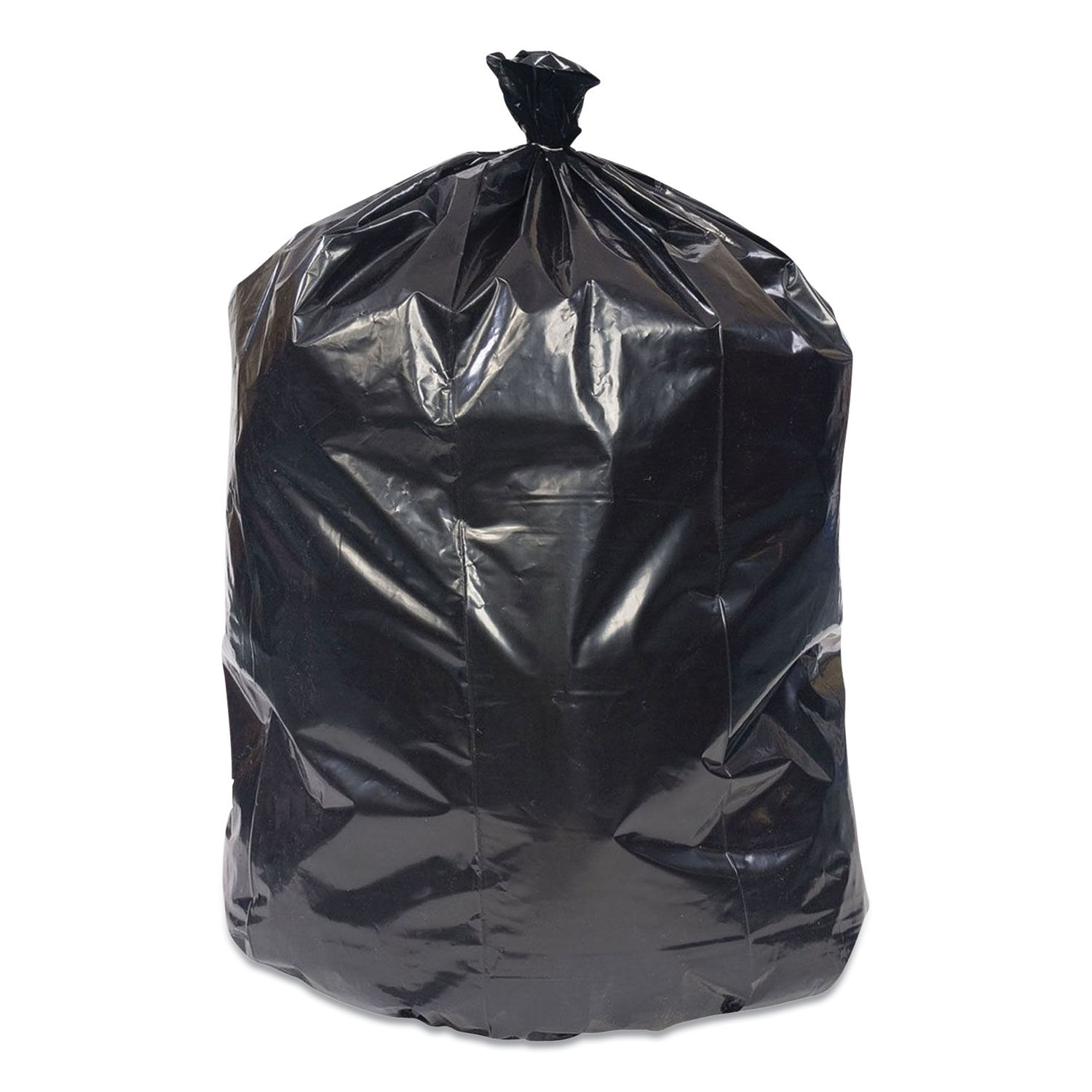 Black Garbage Bags 46 Gallon Roll