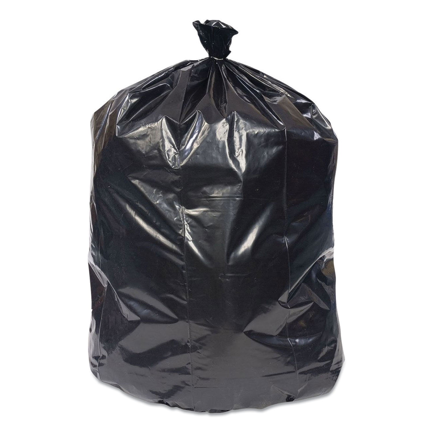 45 Gallon Black Trash Bags, 1.5mil, 100-Count - Wholesale Price