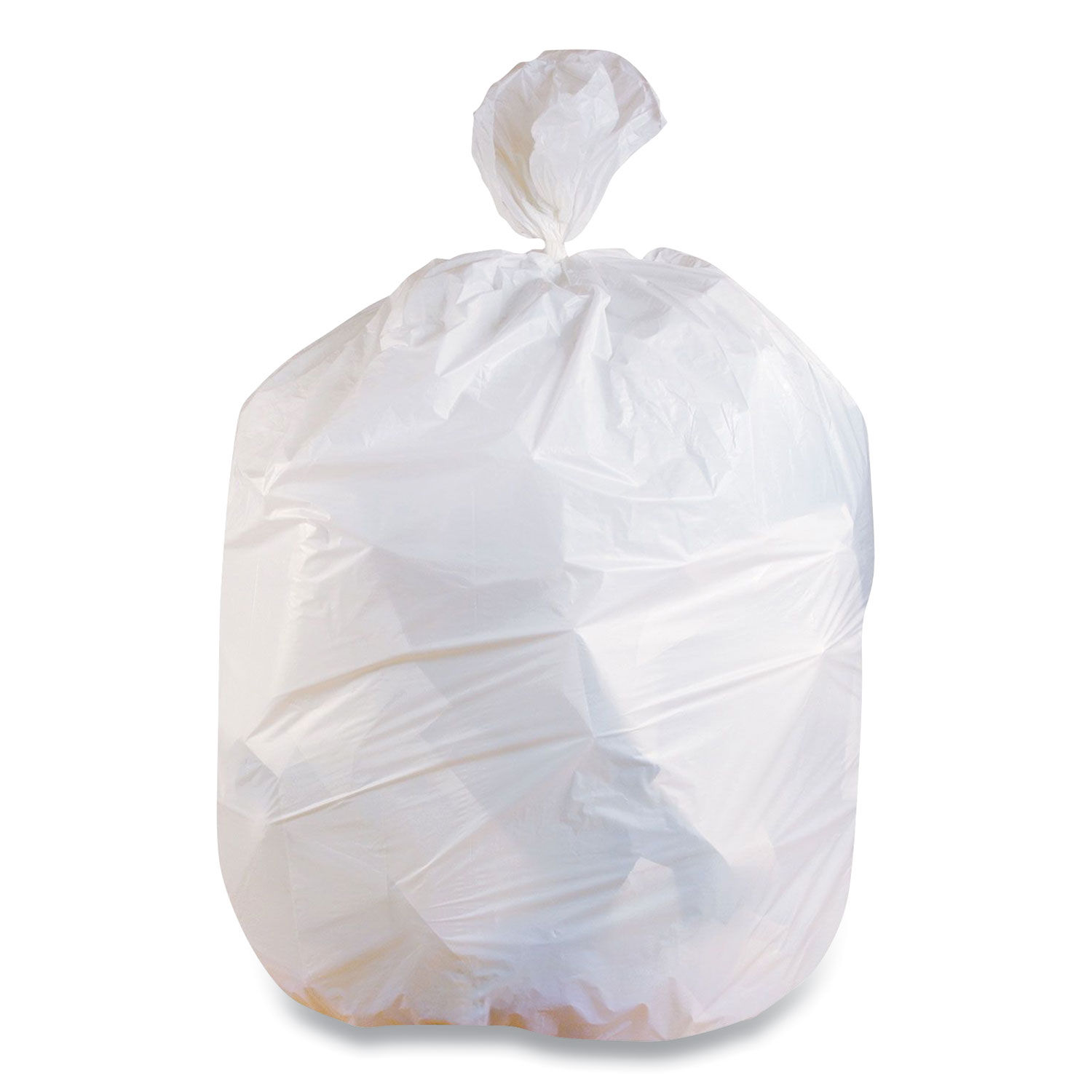 4 Gal. White Trash Can Liners, 0.7 mil, 17 in. x 16 in. (100-Count)