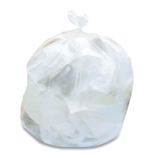 56 Gallon Natural High Density Trash Bags Heavy Duty