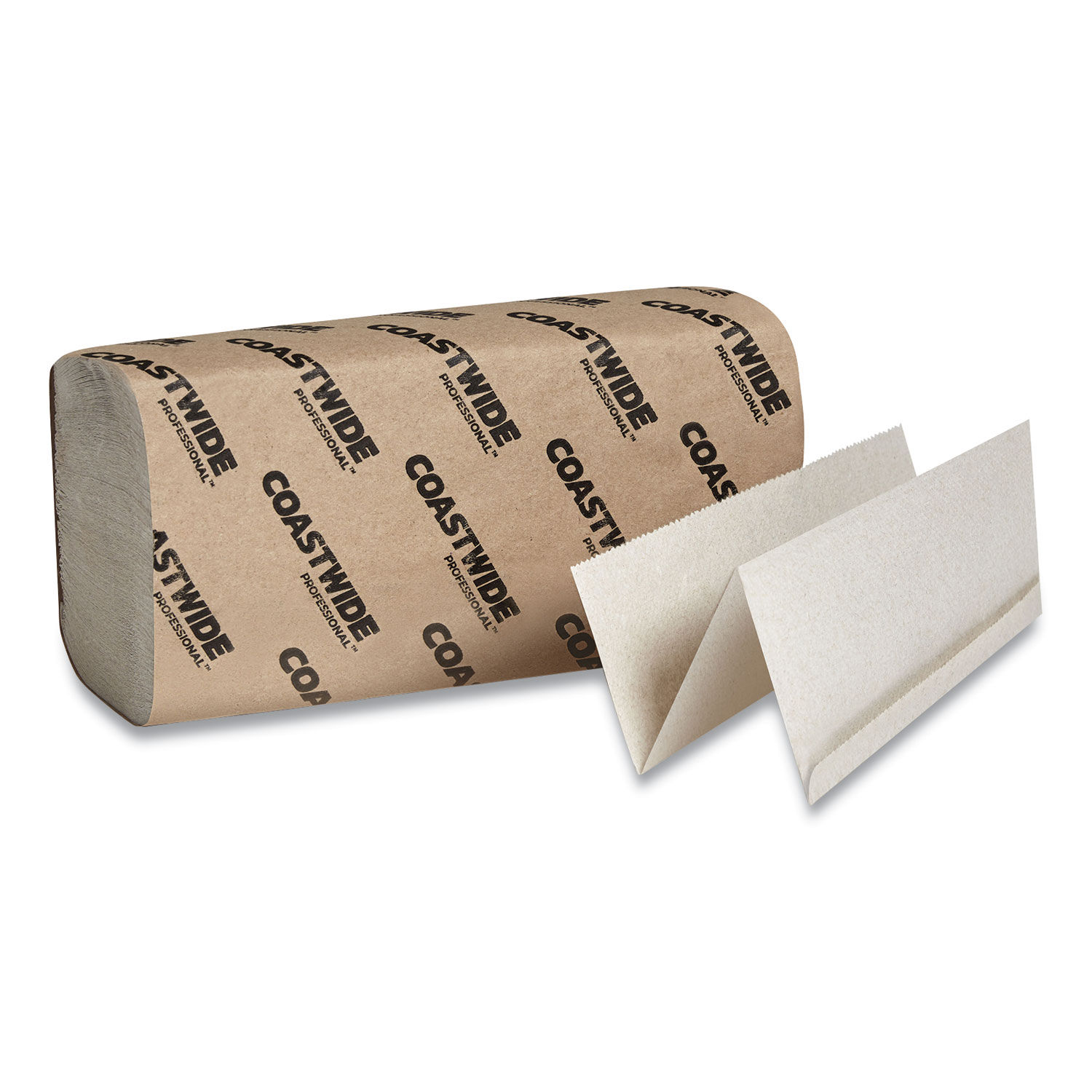 Natural 100% Recycled 2-Ply Paper Towel Roll (250-Sheets per Roll, 12-Rolls  per Pack)