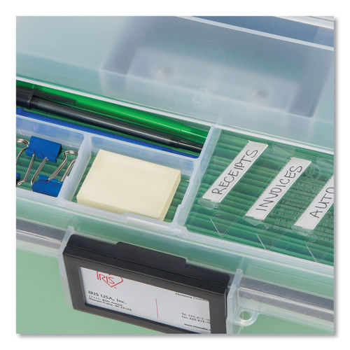 Iris Weathertight Clear File Box