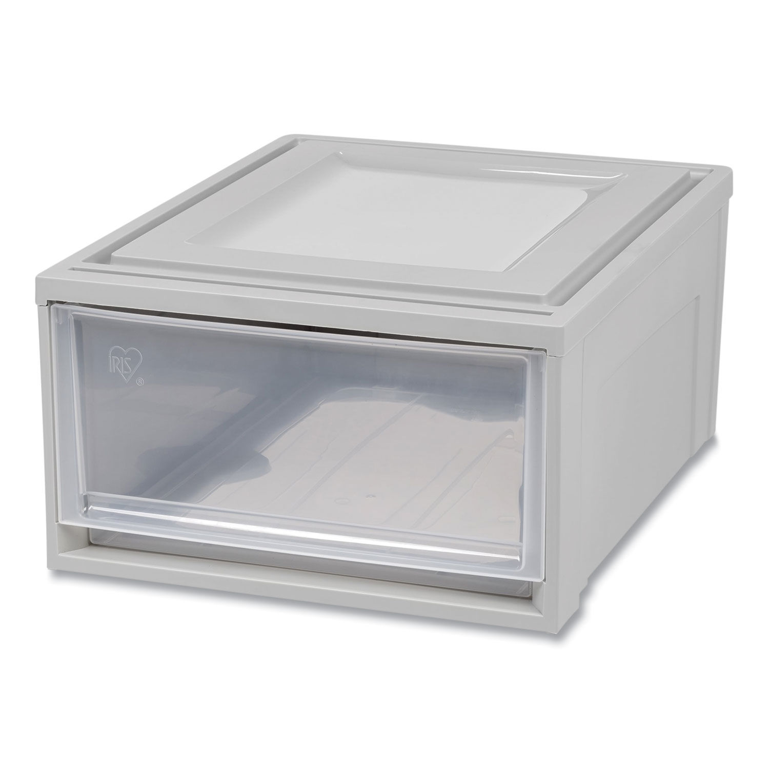 IRIS WEATHERTIGHT Latching Flat Lid Storage Box, 11.5 gal, 15.7 x