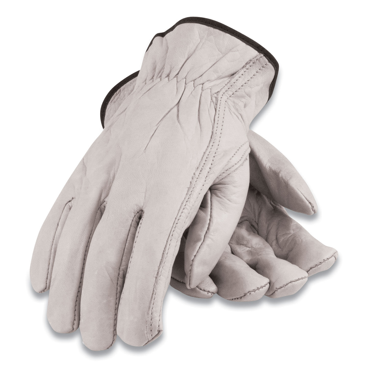 Leather Impact Medium Tan Full Grain Leather Glove