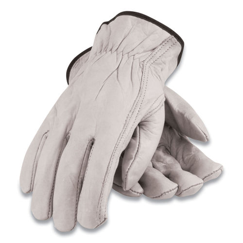 Economy Grade Top-Grain Cowhide Leather Work Gloves by PIP PID68162XL