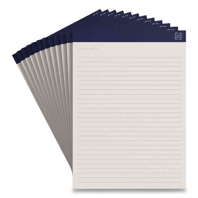 Notepads, Wide/Legal Rule, 50 Ivory 8.5 x 11.75 Sheets, 12/Pack Notepads, Wide/Legal Rule, 50 Ivory 8.5 x 11.75 Sheets, 12/Pack