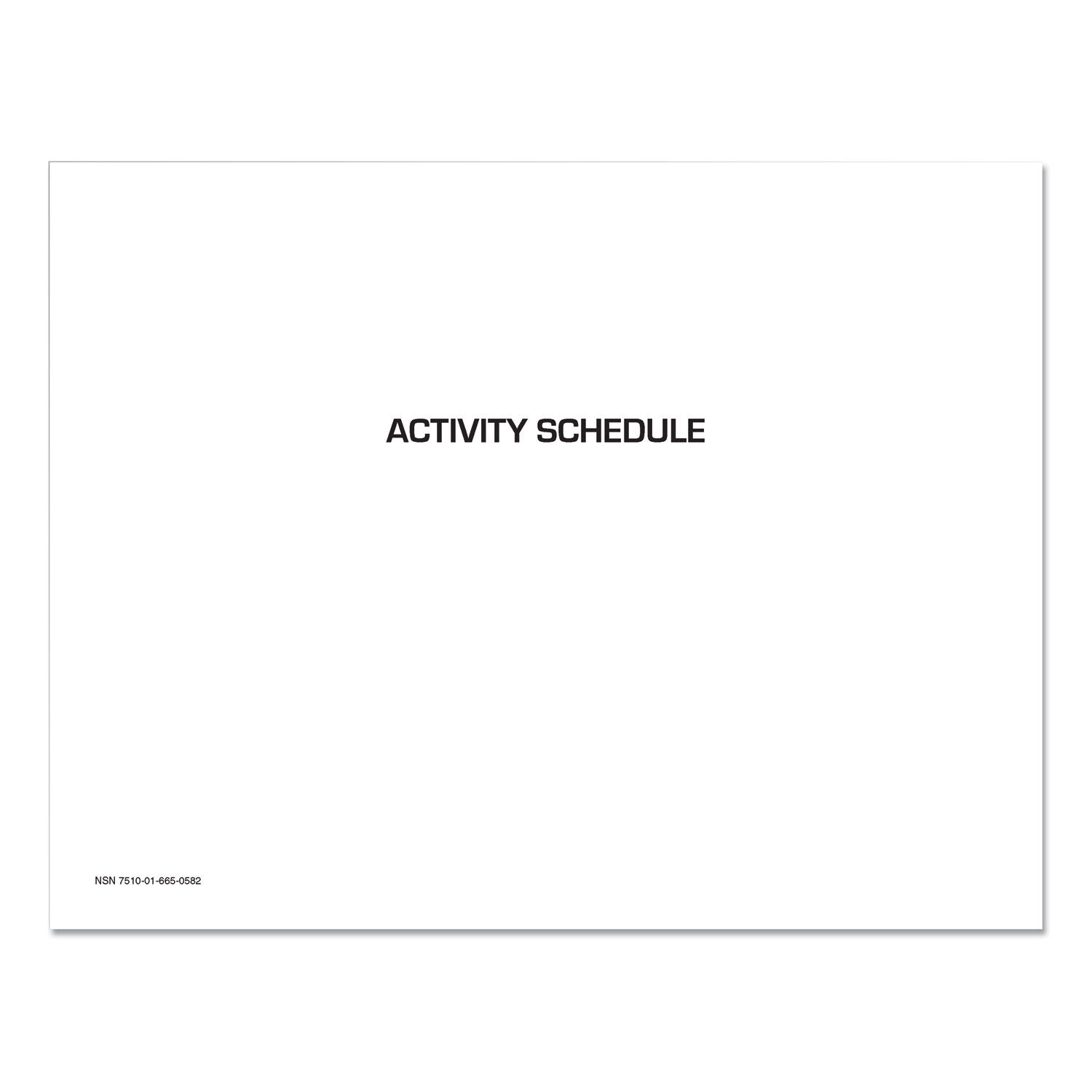 Unicor 2024 Activity Schedule — 10Pack — UCR6650581