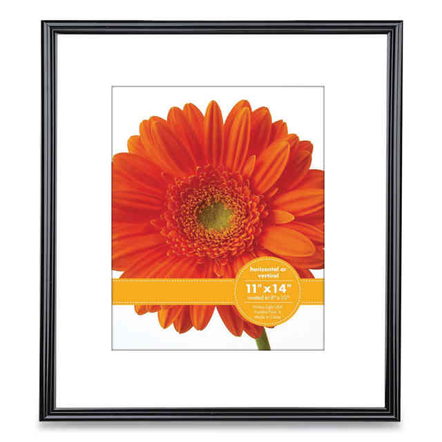 Plastic Poster Frame with Mat, 8 x 10 Insert, Black Plastic Poster Frame with Mat, 8 x 10 Insert, Black