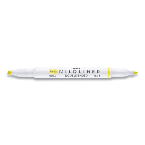 Zebra Mildliner Double Ended Highlighters ChiselFine Point White