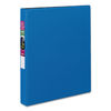 AVE27251 - Durable Non-View Binder with DuraHinge and Slant Rings, 3 Rings, 1" Capacity, 11 x 8.5, Blue