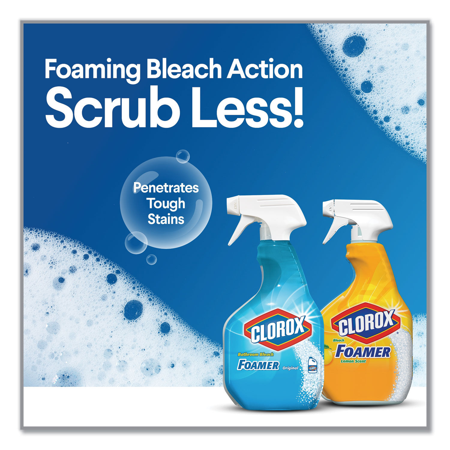 Clorox Bathroom Foamer with Bleach Original Scent Spray, 30 fl oz - Harris  Teeter