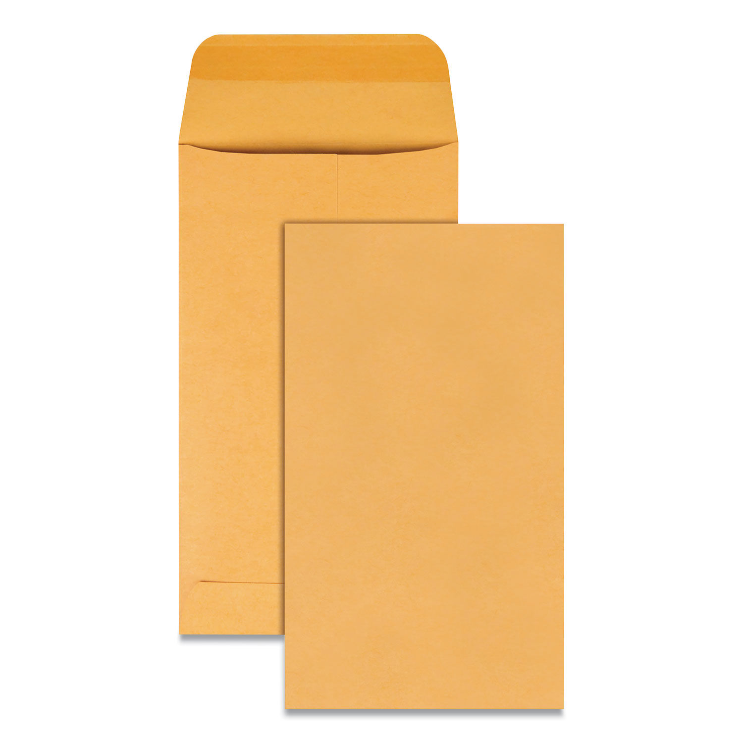 Business Source Coin Envelope  No.1, 20lb., 500/BX, Brown/Kraft