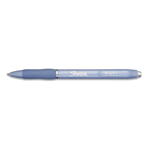 Sharpie S-Gel S-Gel Retractable Gel Pen, Bold 1 mm, Blue Ink, Black