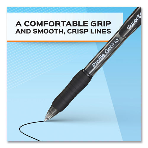 0.5 Black Gel Pen Full Matte Water Pens Writing Stationery Supply Office---  NEW