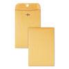 QUA43055 - Park Ridge Kraft Clasp Envelope, #55, Square Flap, Clasp/Gummed Closure, 6 x 9, Brown Kraft, 100/Box