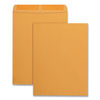 QUA41667 - Catalog Envelope, 28 lb Bond Weight Kraft, #13 1/2, Square Flap, Gummed Closure, 10 x 13, Brown Kraft, 100/Box