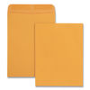 QUA41467 - Catalog Envelope, 28 lb Bond Weight Kraft, #10 1/2, Square Flap, Gummed Closure, 9 x 12, Brown Kraft, 100/Box