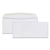 QUA90090 - Business Envelope, #9, Commercial Flap, Diagonal Seam, Gummed Closure, 24 lb Bond Weight Paper, 3.88 x 8.88, White, 500/Box