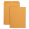 QUA41665 - Catalog Envelope, 28 lb Bond Weight Kraft, #13 1/2, Square Flap, Gummed Closure, 10 x 13, Brown Kraft, 250/Box